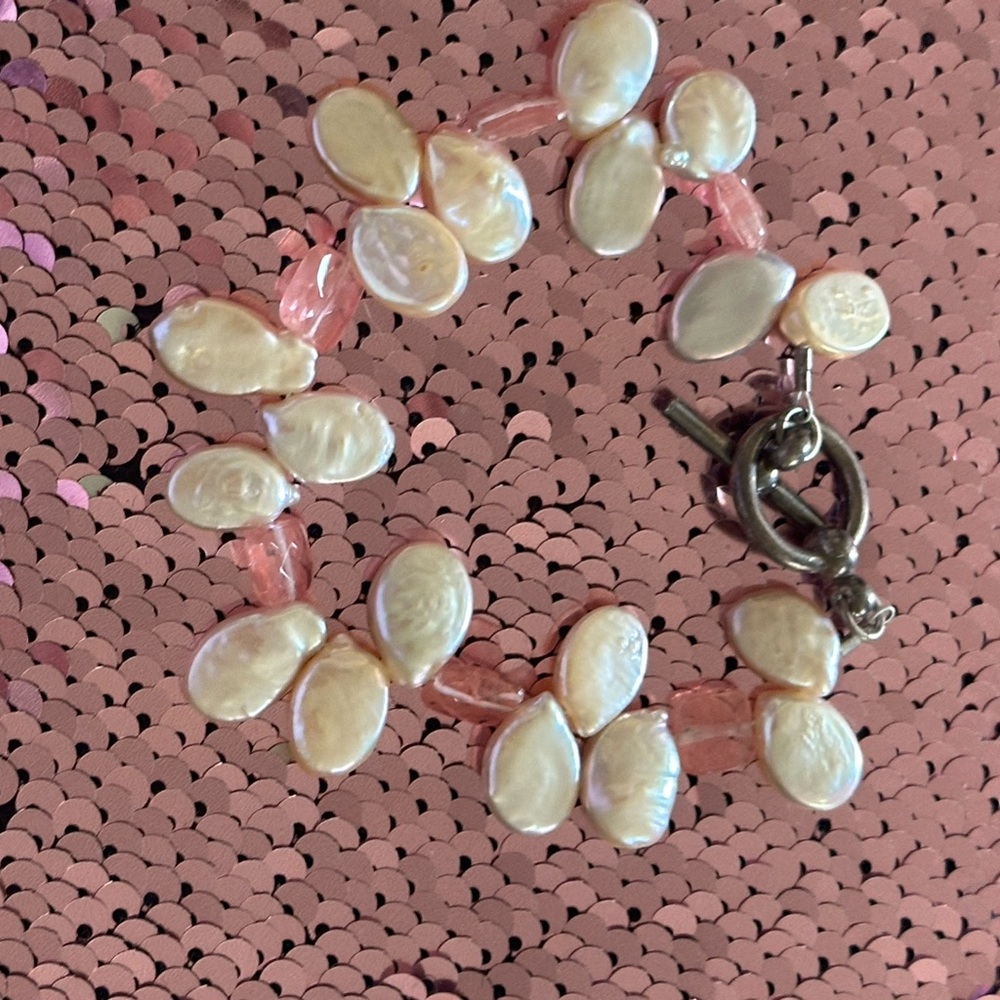 Freshwater pearl bracelet - Picture 2 of 6